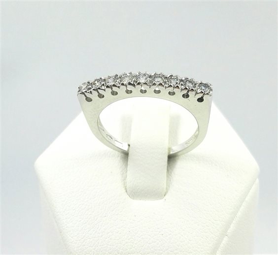 Ring Raima Woman in White Gold Diamante 0.31 Ct ANJ667BB-14 - ANJ667BB-14